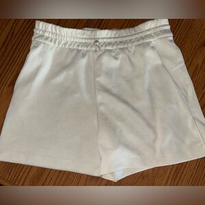 Women's White Soft Stream Lulu Shorts